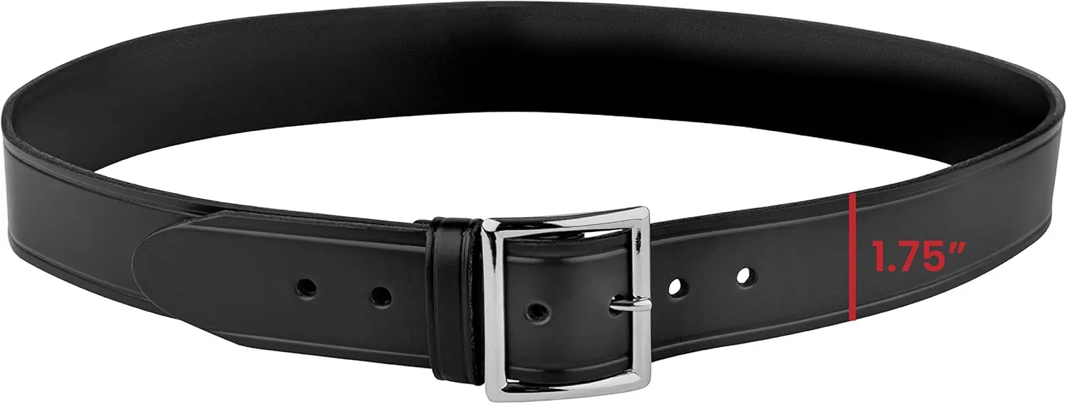 1.75in Garrison Leather Belt US Made, Black