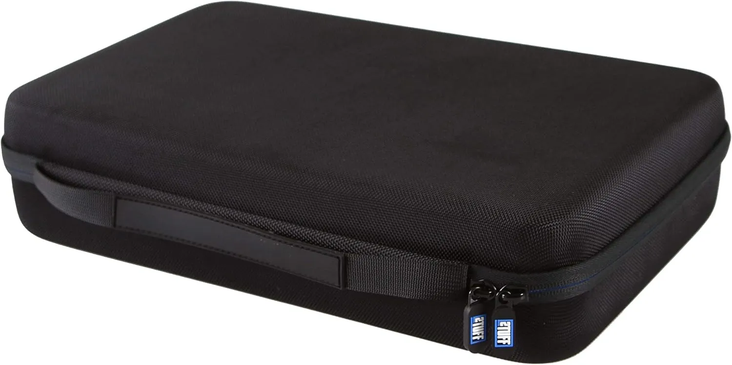 2TUFF Alcohol Ink Storage Case and Paint Carry Case - Fits up to 60 bottles - Alcohol Ink Case and Miniature Paint Organizer for Ink and Paints with Foam Insert and Inner Storage Pocket