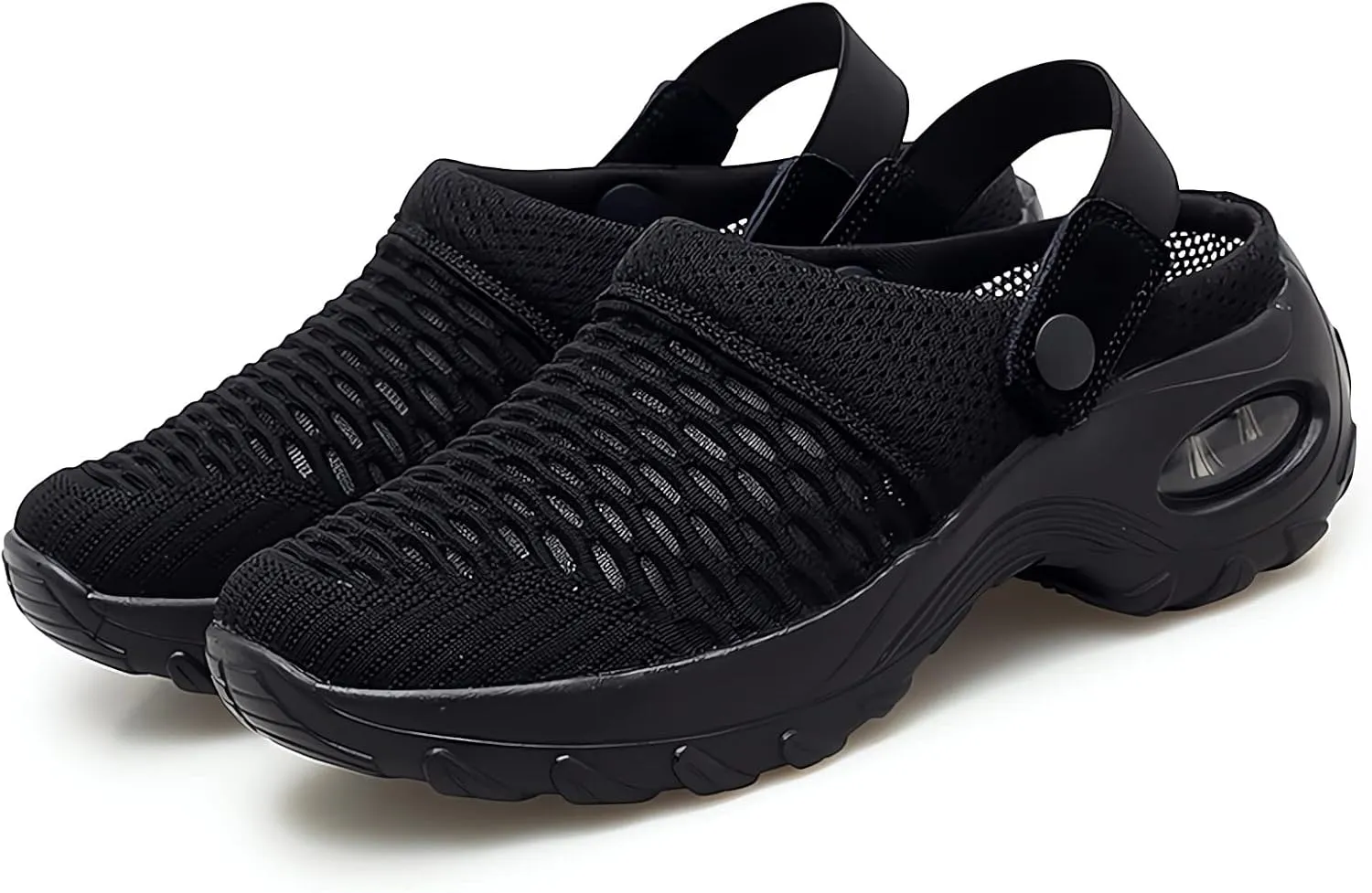 Air Cushion Orthopedic Slip on Shoes - 2023 New Air Cushion Slip-on Walking Shoes Orthopedic Diabetic Walking Shoes for Women Wide Width, Orthopedic Stretch Sandals Slippers for Women Arch Support