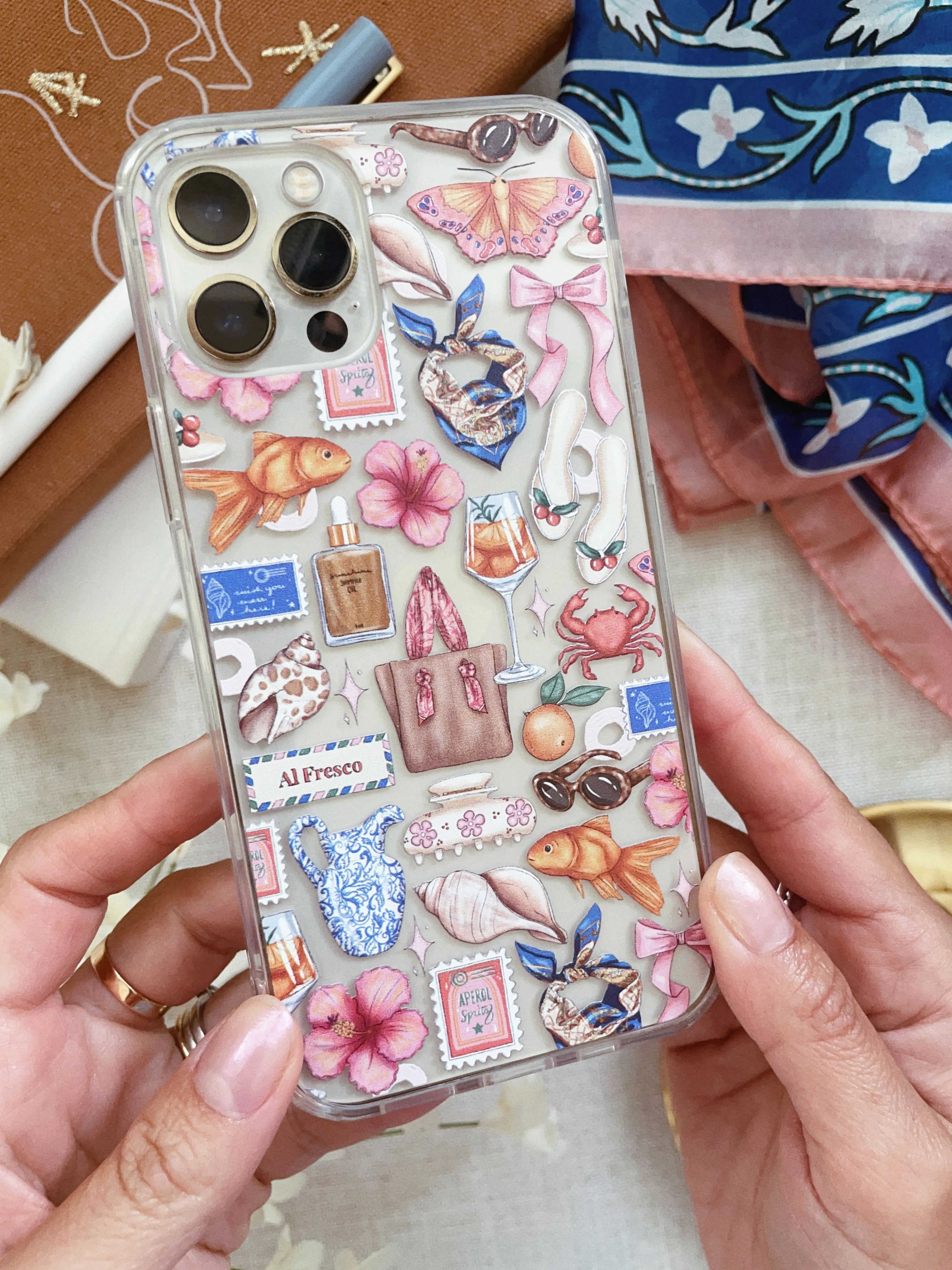 Al Fresco Collage Phone Case