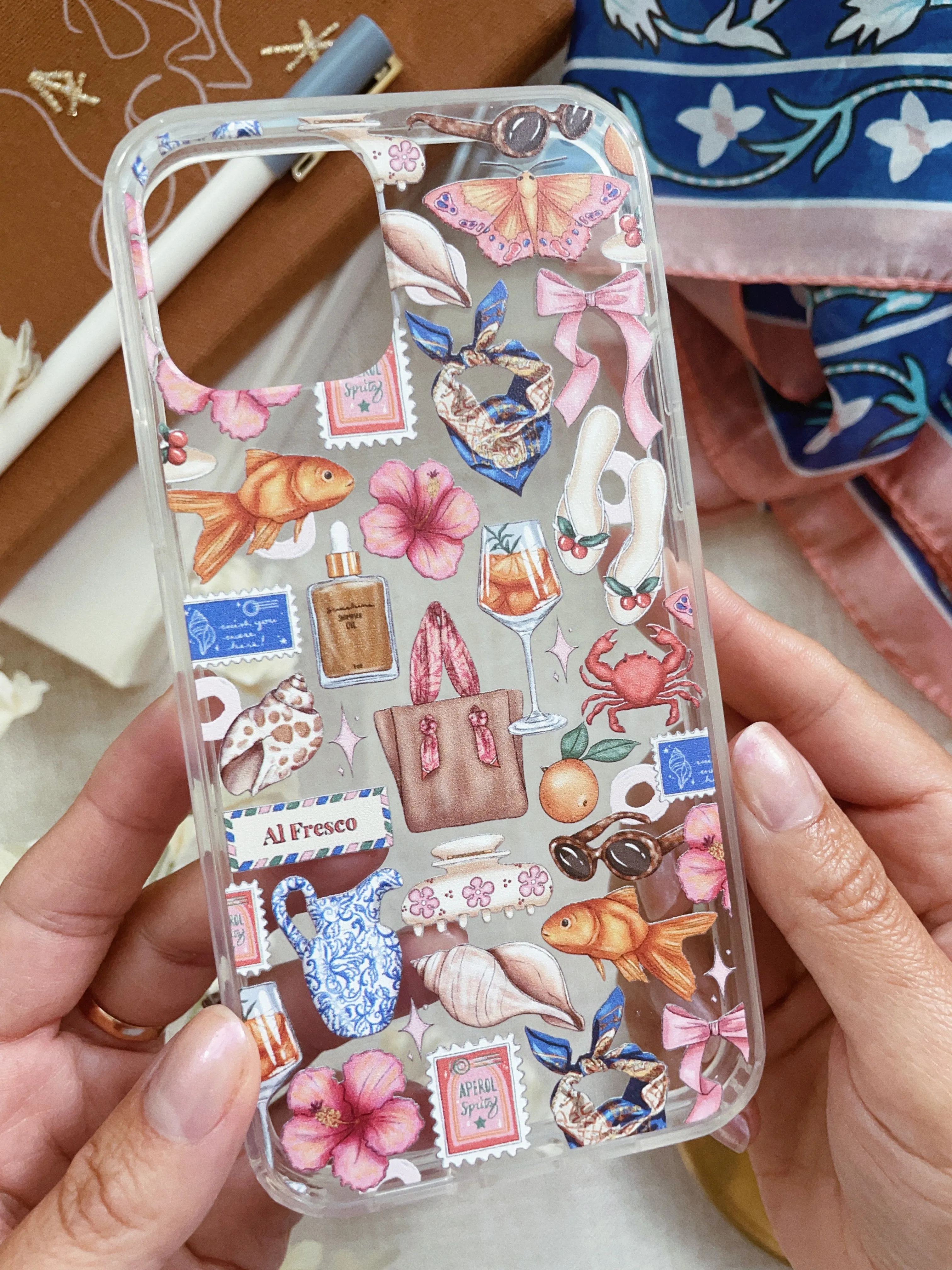 Al Fresco Collage Phone Case
