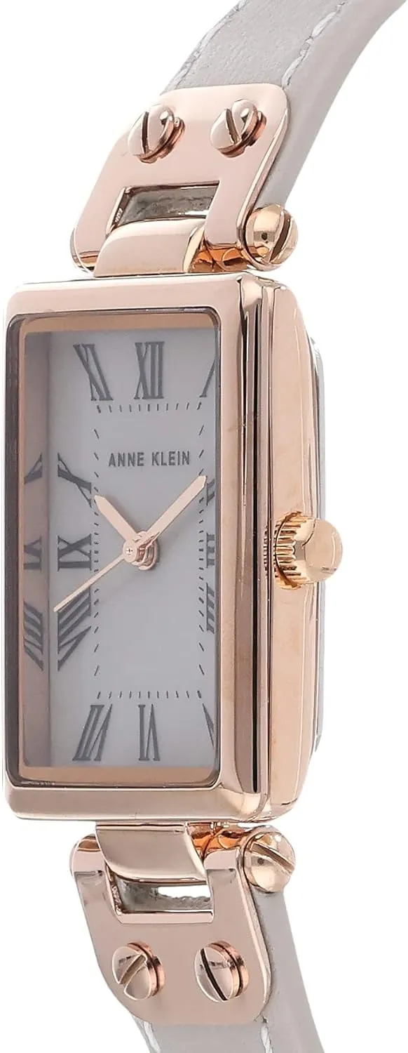 Anne Klein Women's Leather Strap Watch, AK/3752