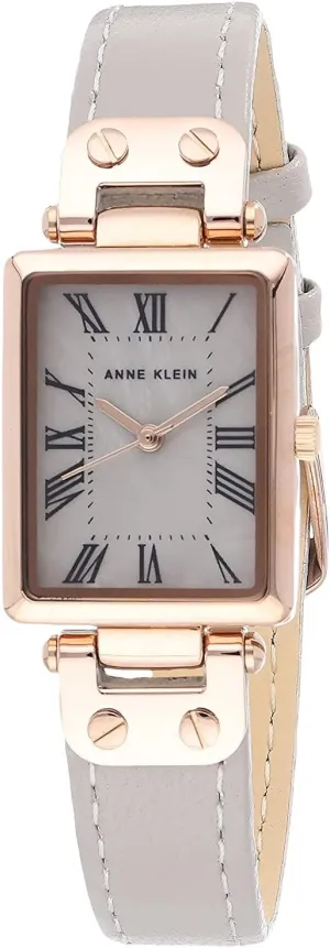 Anne Klein Women's Leather Strap Watch, AK/3752