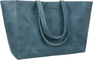 ANTONIO VALERIA Avery Leather Tote/Top Handle Shoulder Bag for Women