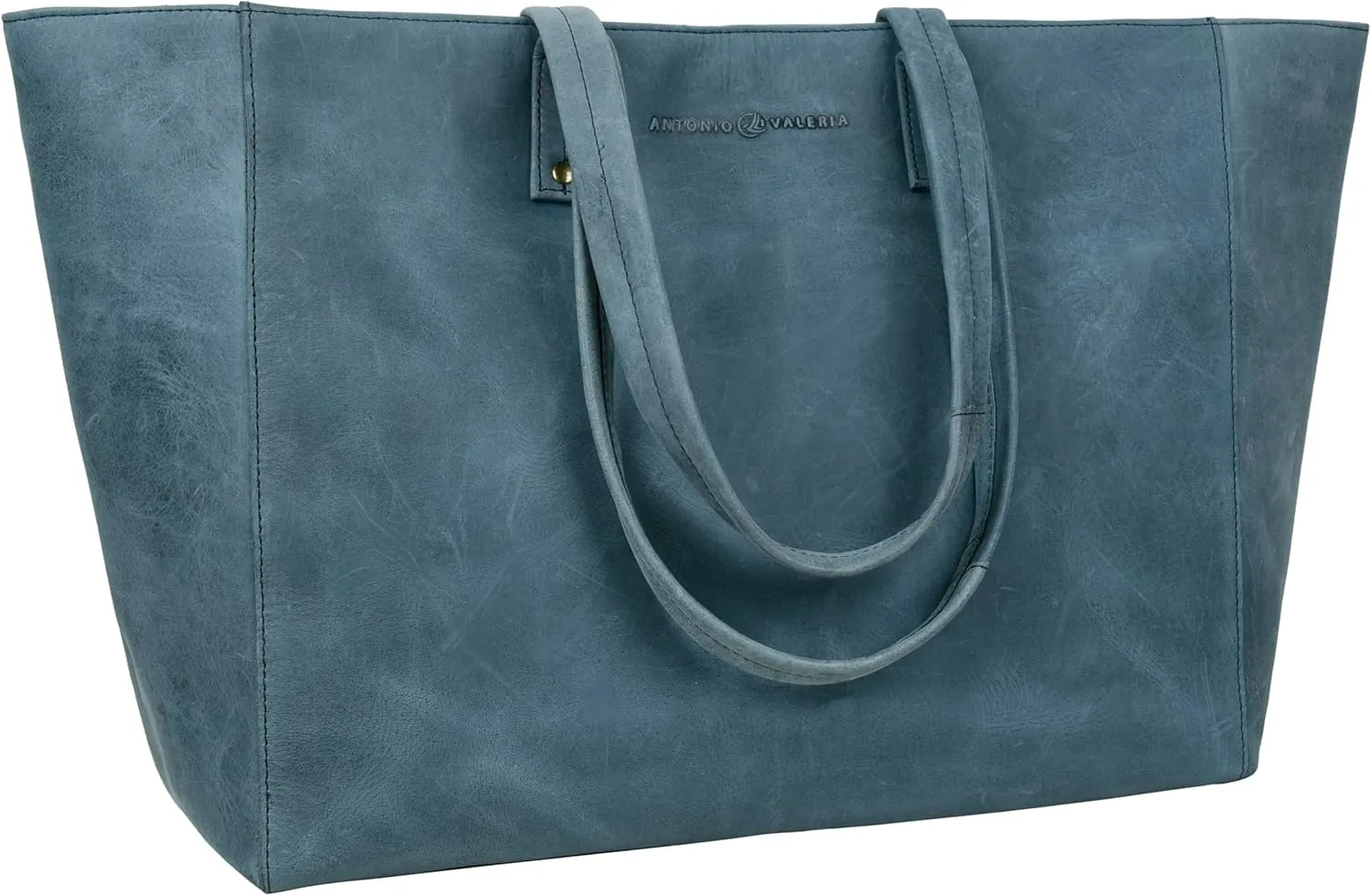 ANTONIO VALERIA Avery Leather Tote/Top Handle Shoulder Bag for Women