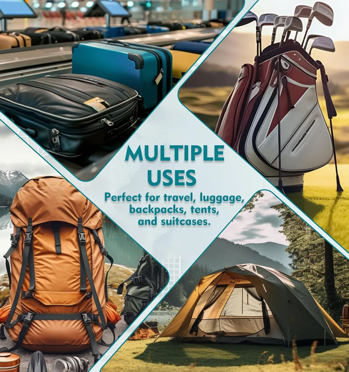 ANVIL Luggage Locks, TSA Approved with Alert Indicator. Great Suitcase, Backpack, Gym and Travel Lock. (2, Blue)