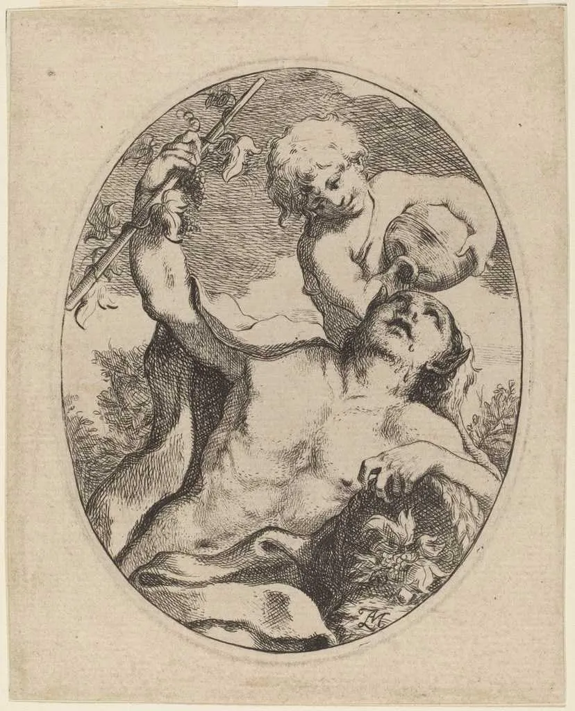 Art Print : Anton Maria Zanetti, Bacchus, 1740s, Historic Wall Décor : 08in x 10in