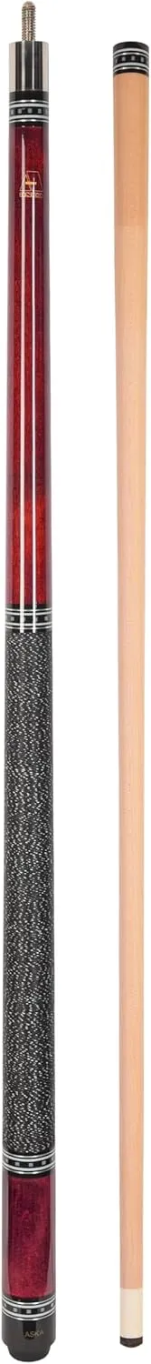 ASKA L9 Billiard Pool Cue, 58" Hard Rock Canadian Maple, Irish Linen Wrap, 13mm Hard Leather Tip