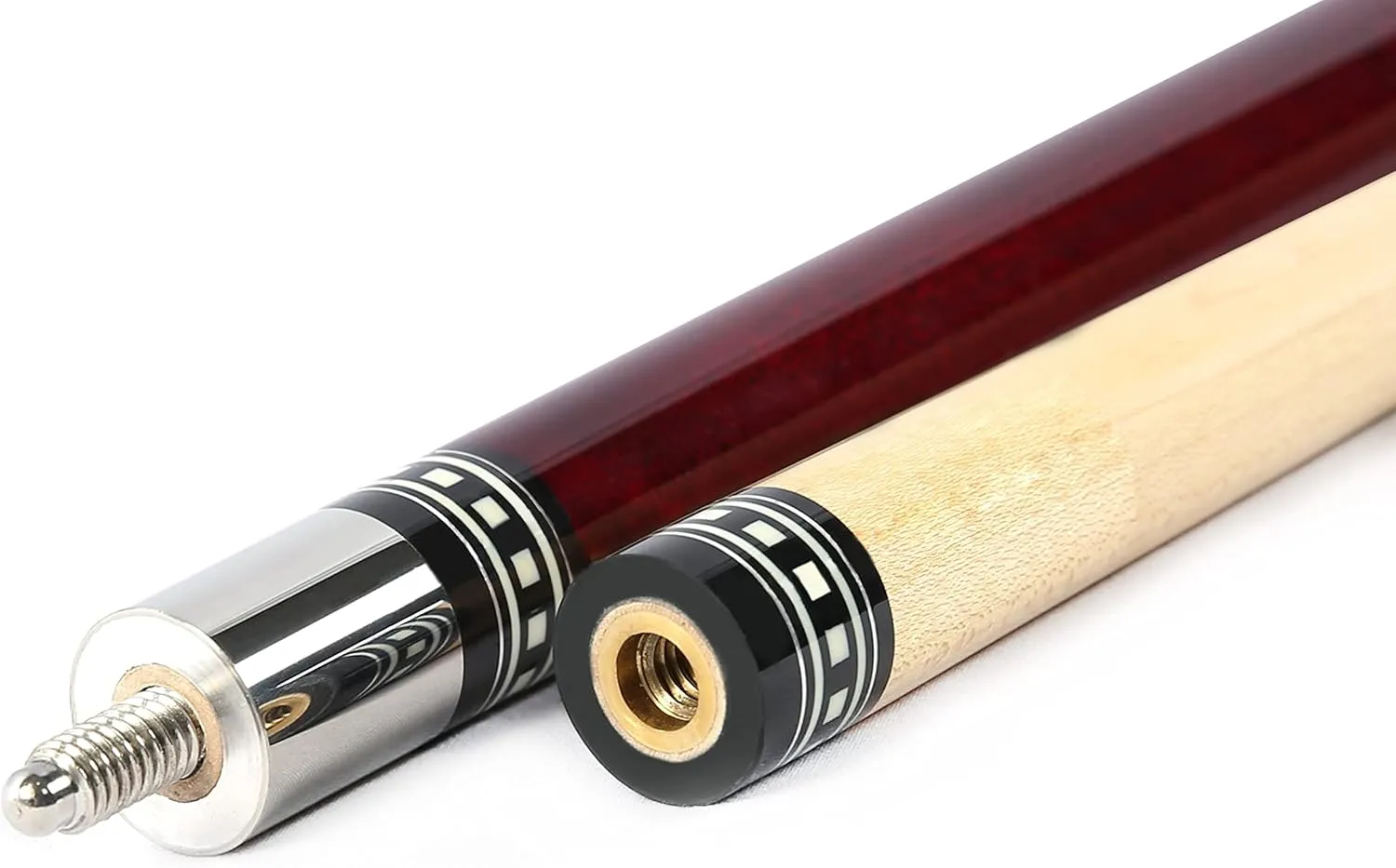 ASKA L9 Billiard Pool Cue, 58" Hard Rock Canadian Maple, Irish Linen Wrap, 13mm Hard Leather Tip
