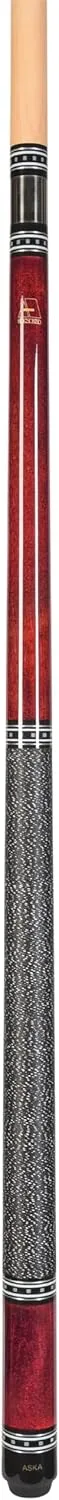 ASKA L9 Billiard Pool Cue, 58" Hard Rock Canadian Maple, Irish Linen Wrap, 13mm Hard Leather Tip