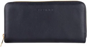 Baldinini Trend Chic Black Leather Zip Women's Wallet