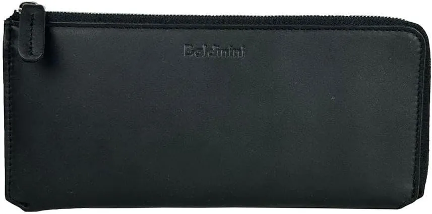 Baldinini Trend Elegant Black Leather Travel Men's Organizer