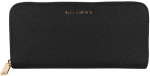 Baldinini Trend Elegant Leather Zip Wallet - Timeless Women's Accessory, Black