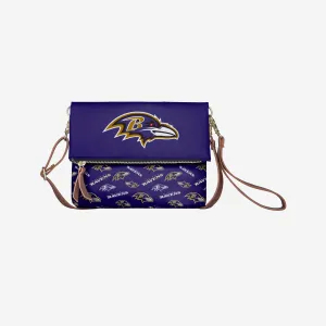 Baltimore Ravens Printed Collection Foldover Tote Bag