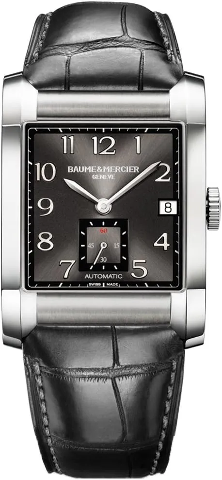 Baume Mercier Men's 10027 Hampton Mens Black Leather Strap Automatic Watch
