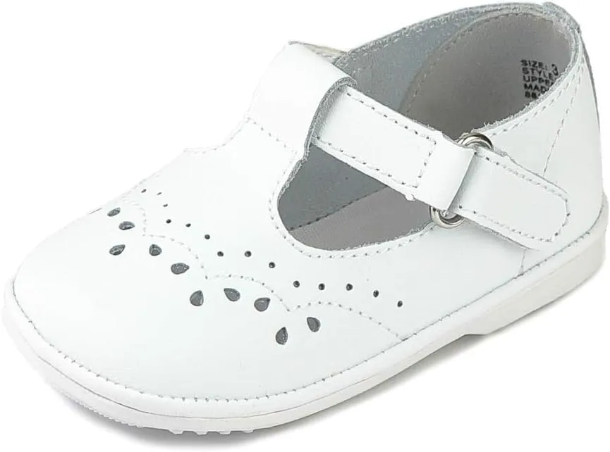 Birdie Leather T-Strap Stitched Mary Jane | Baby Shoes