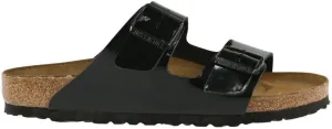 Birkenstock Womens Arizona Black Patent Birko-flor Sandals 39 EU