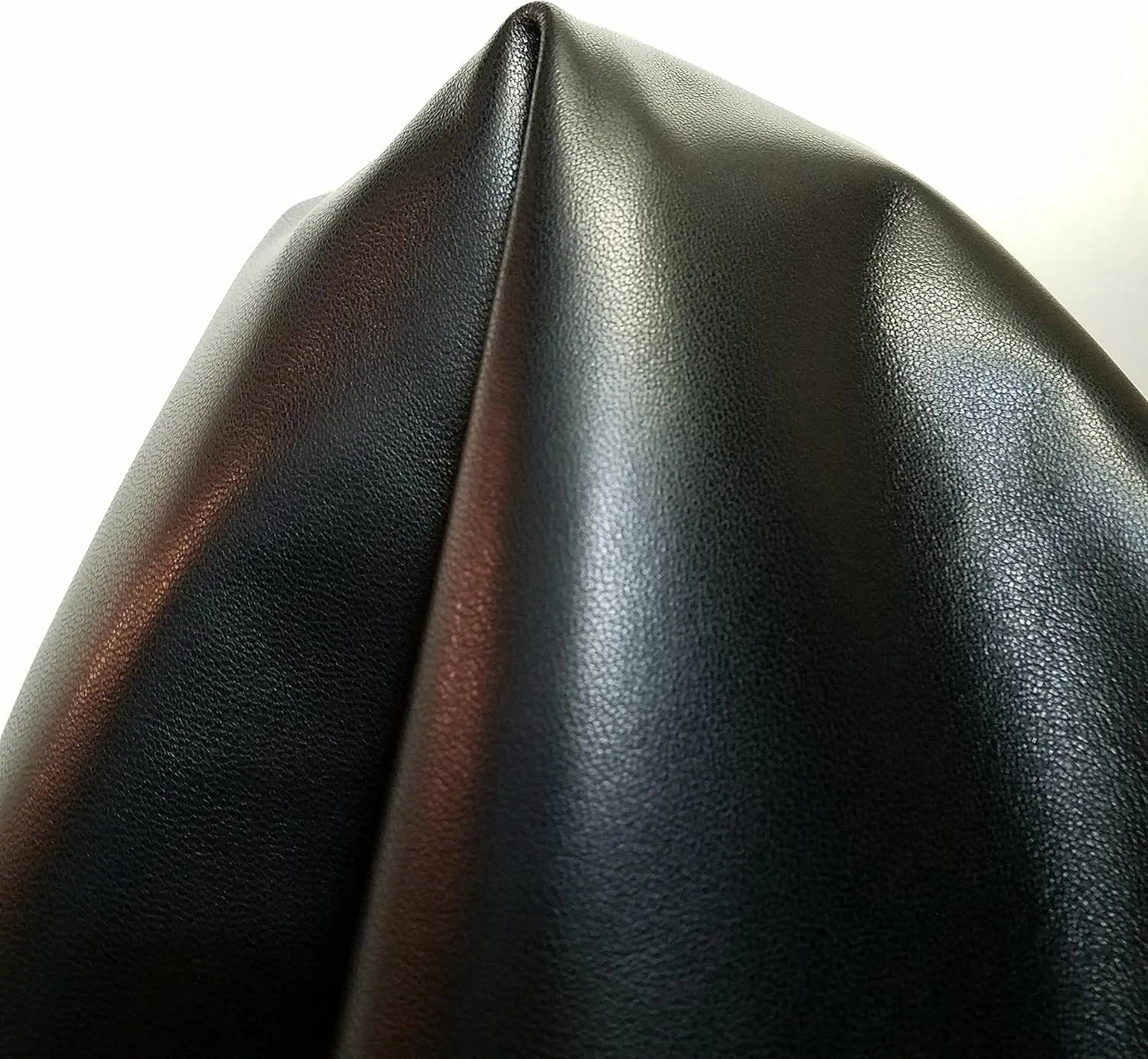 Black Lambskin Cutting Skin Soft Thin Hide 1.5 oz "Nappa Valley" | Italian Origin by NAT Leathers (8.5"x11 Cutting")