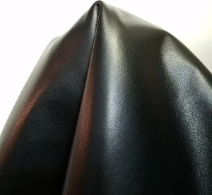 Black Lambskin Cutting Skin Soft Thin Hide 1.5 oz "Nappa Valley" | Italian Origin by NAT Leathers (8.5"x11 Cutting")