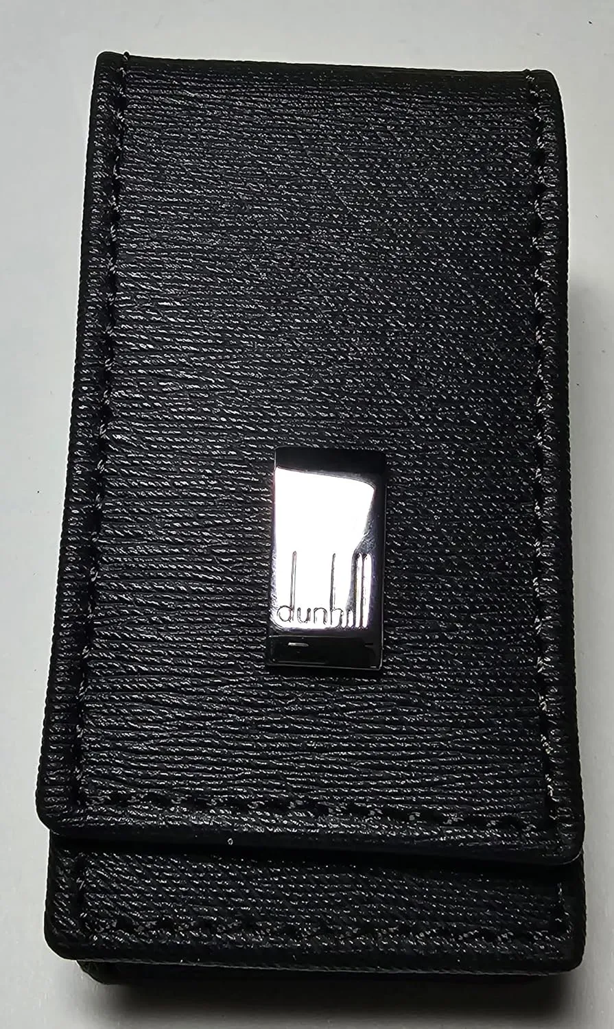 Black Leather Sidecar Lighter Case