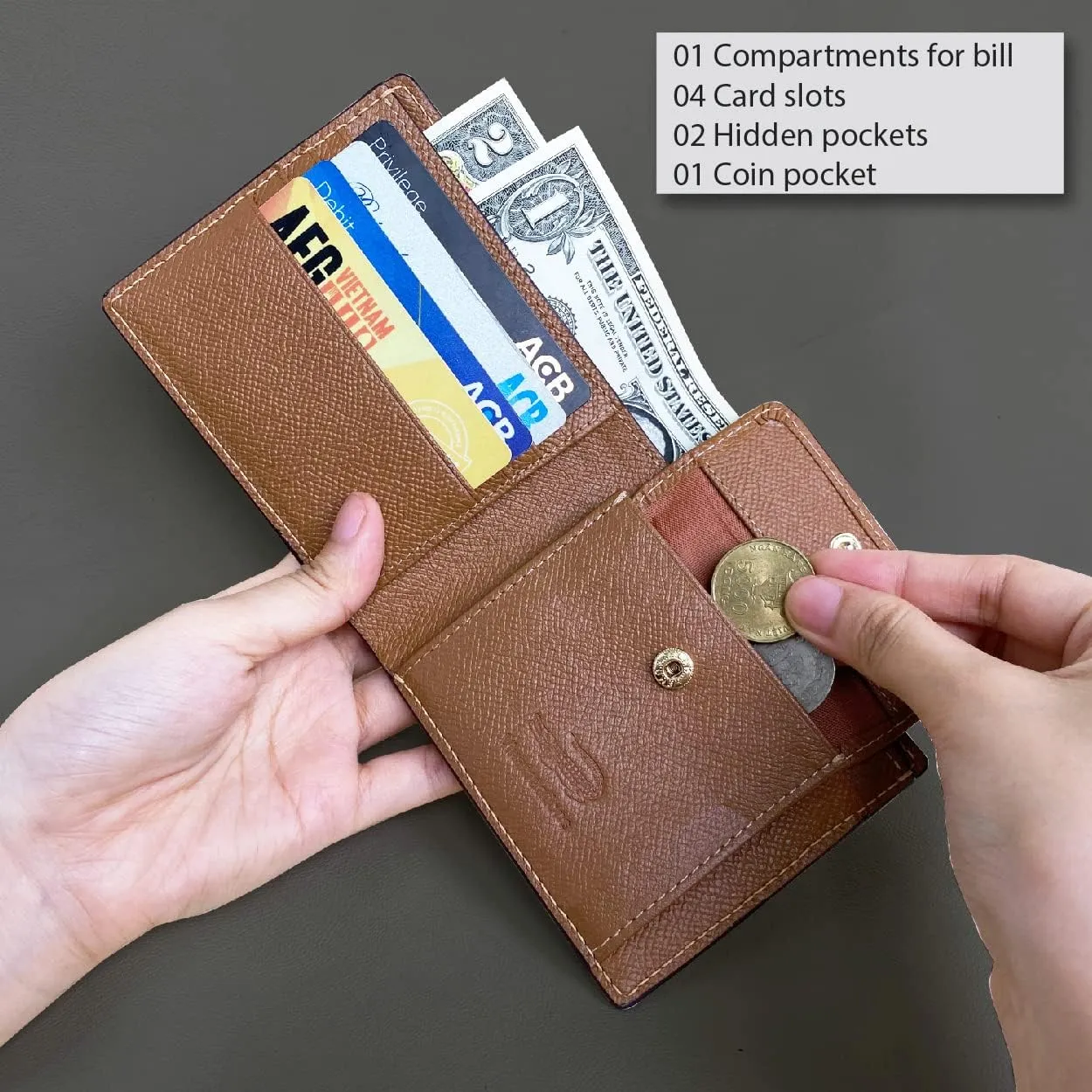 Black Mens Alligator Belly Leather Coin Wallet Crocodile Passcase Bifold Luxury Wallet Multiple RFID Blocking Security Handmade Exotic Leather With Flip-out ID Window Gift Men VINAM-94-COIN