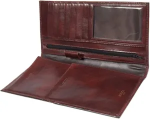 Bosca Old Leather Flight Attendant, Black