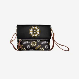 Boston Bruins Printed Collection Foldover Tote Bag