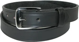 Boston Leather 1-1/4" Garrison Leather Belt | Black 44