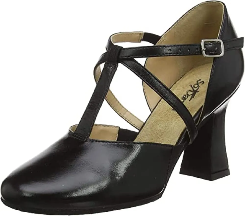 Broadway Cabaret T-Strap with 2.5" Heel Black