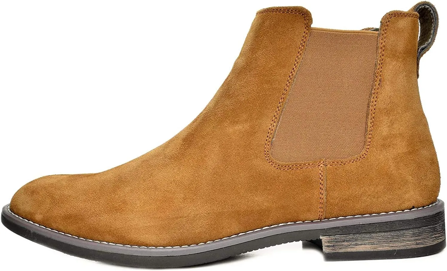 Bruno Marc Men's Suede Leather Chelsea Ankle Boots