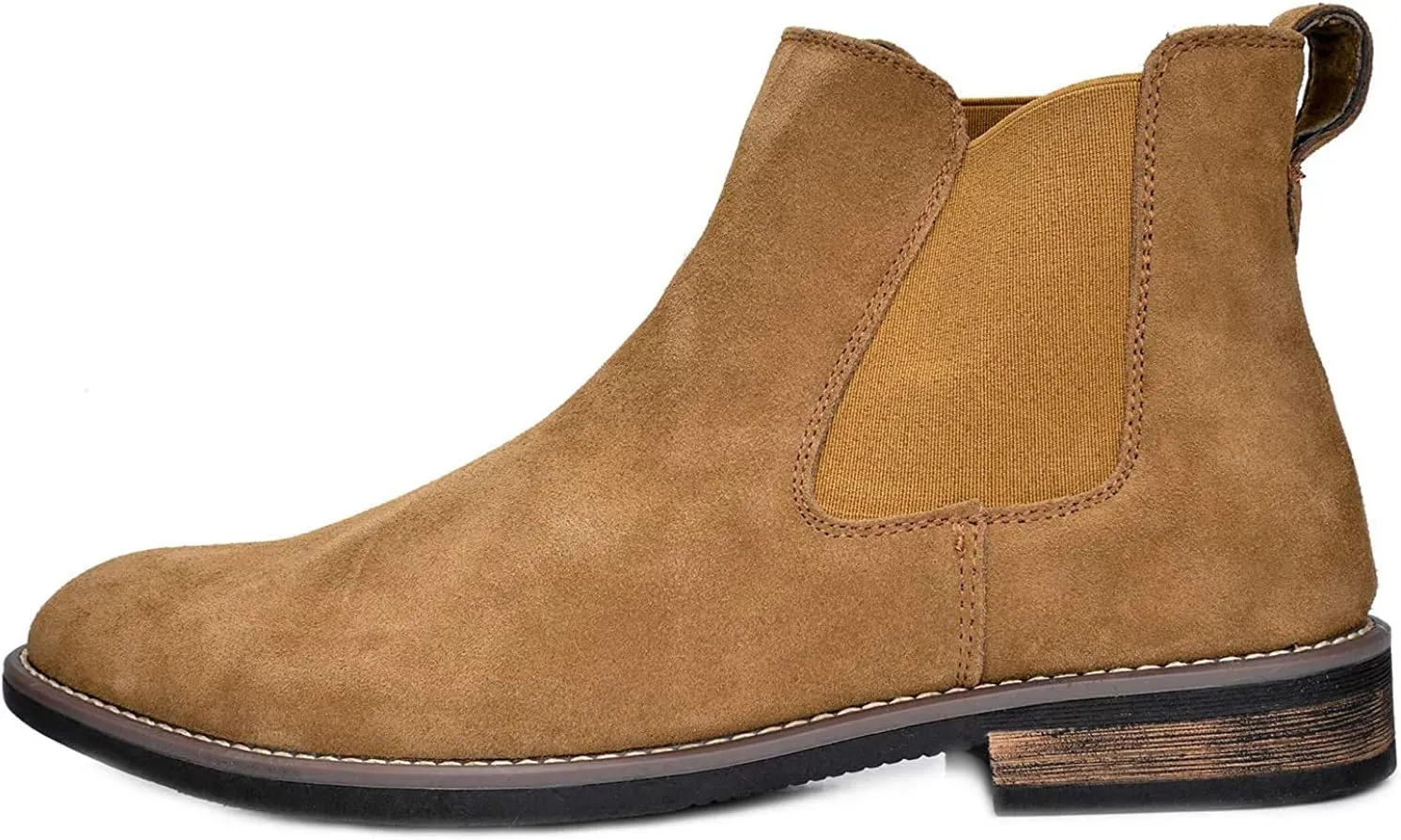 Bruno Marc Men's Suede Leather Chelsea Ankle Boots