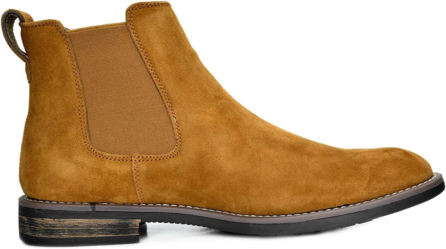 Bruno Marc Men's Suede Leather Chelsea Ankle Boots