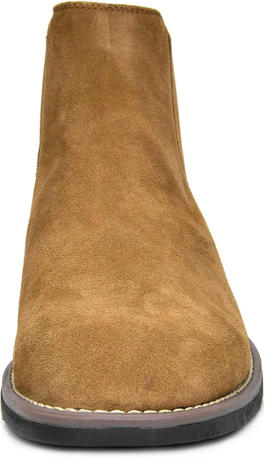 Bruno Marc Men's Suede Leather Chelsea Ankle Boots