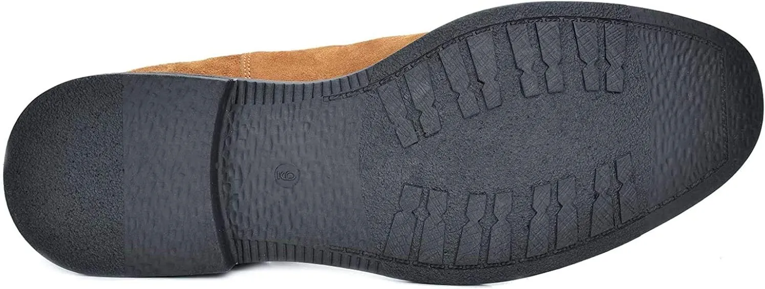 Bruno Marc Men's Suede Leather Chelsea Ankle Boots