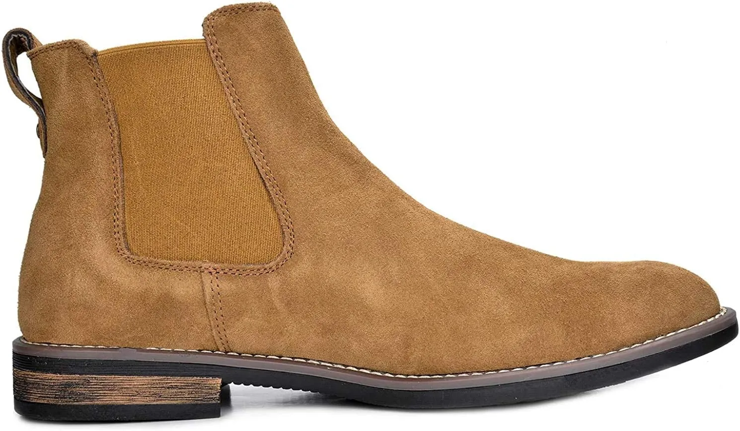 Bruno Marc Men's Suede Leather Chelsea Ankle Boots