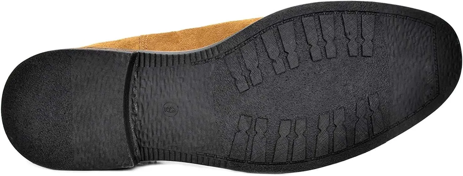 Bruno Marc Men's Suede Leather Chelsea Ankle Boots