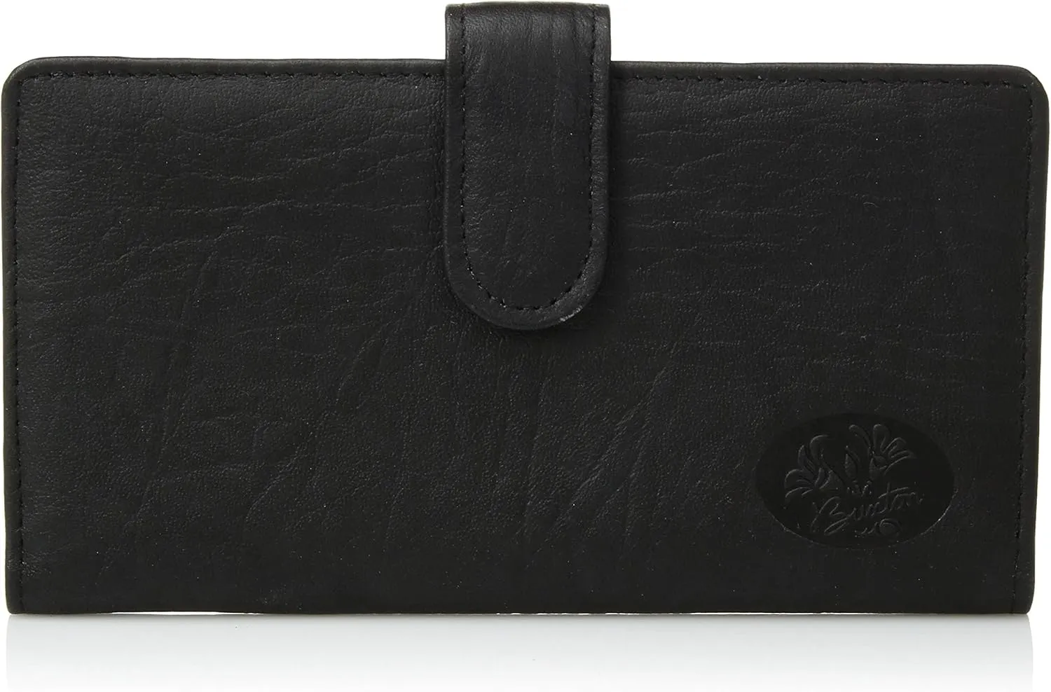 Buxton womens Heiress Pik-me-up® Keeper checkbook cases, Black, One Size US