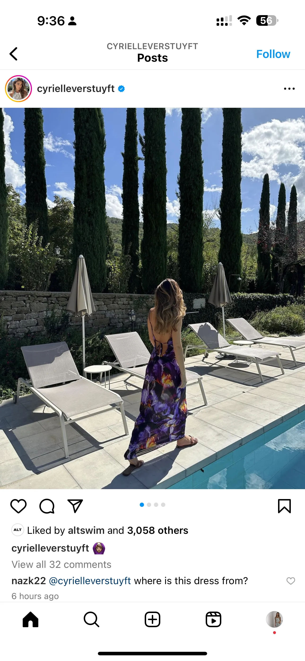 Cala Dress in Irisa