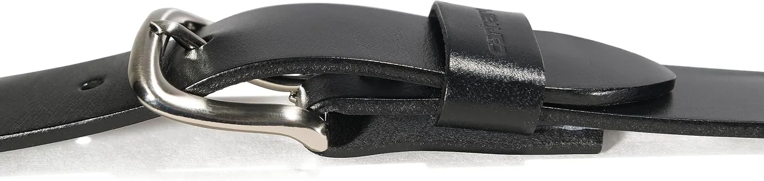 Carhartt Men's Casual Bridle Leather Belts, Available in Multiple Styles, Colors & Sizes