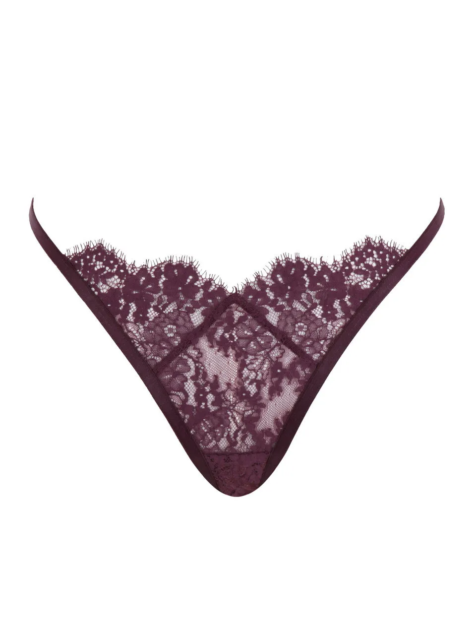 Carmen Thong In Mulberry - Panache