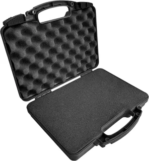 Cedar Mill Fine Firearms TSA Approved Gun Case - Gun Carry-on Bag for Handgun & 9mm Pistol, Revolver - Airline Approved Hard Case - Travel Pistol Carrying Bag (12.3” x 10.5”)