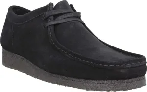 Clarks Originals Mens Wallabee Suede Leather Black Shoes 8 US