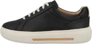 Clarks Women's 261763074 Trainers, Black (Black Leather), 7 Women