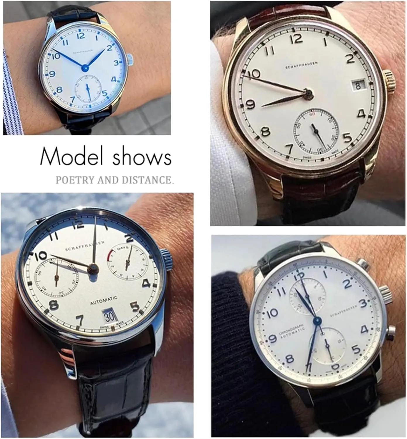 Classic Alligator Texture Leather Watchband 20mm 21mm 22mm Fit for IWC Pilot Series IW500107 IW371604 IW500710 PORTUGIESER Strap