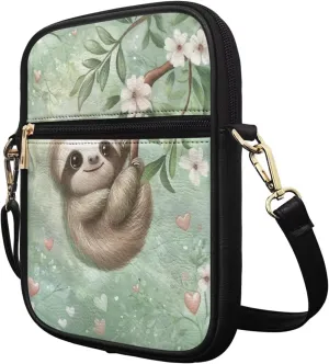 COEQINE Cute Crossbody Bag for Women Kawaii Messenger Bags Purse Cell Phone Shoulder Bag Mini Wallet Over Shoulder Strap