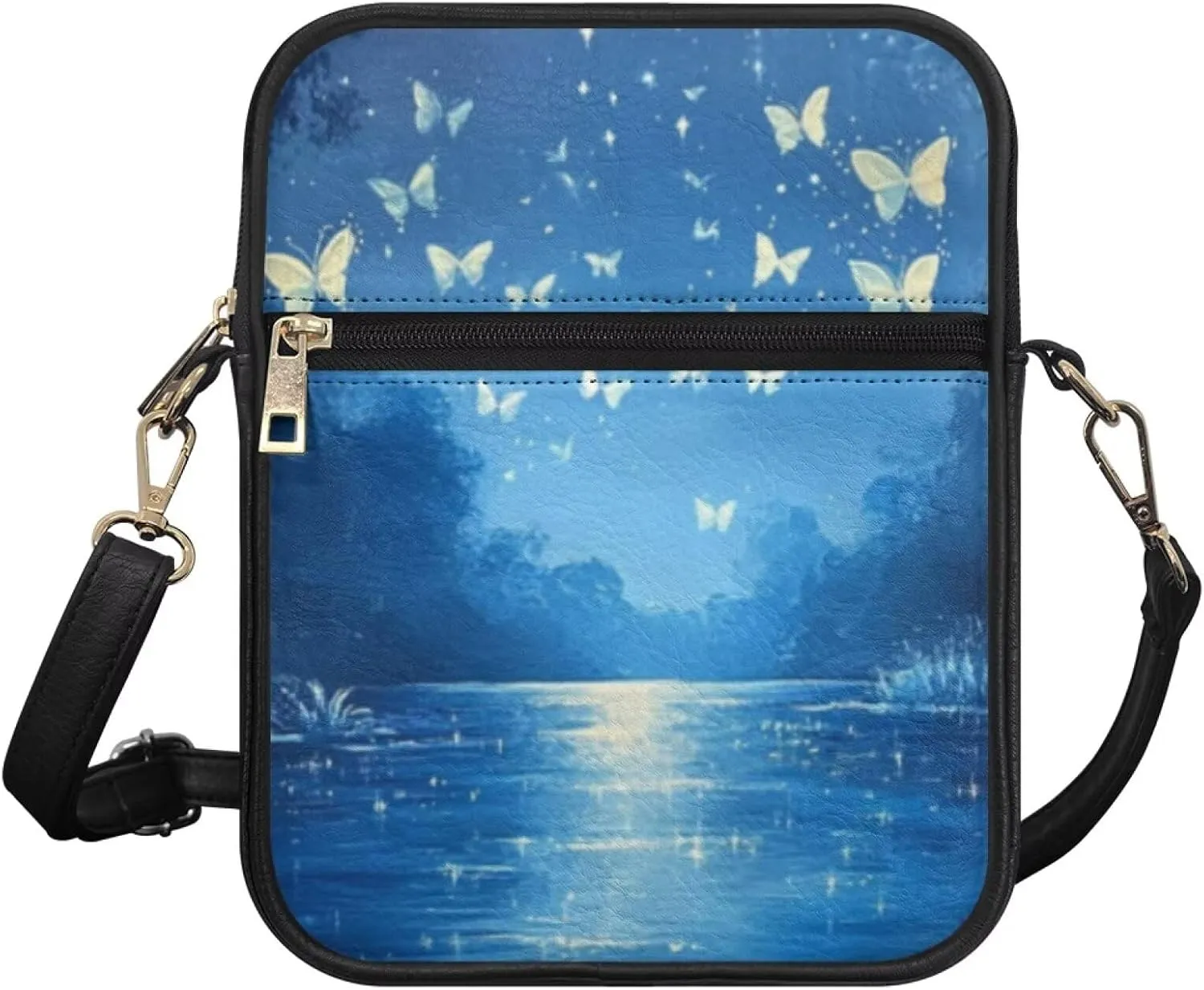 COEQINE Cute Crossbody Bag for Women Kawaii Messenger Bags Purse Cell Phone Shoulder Bag Mini Wallet Over Shoulder Strap