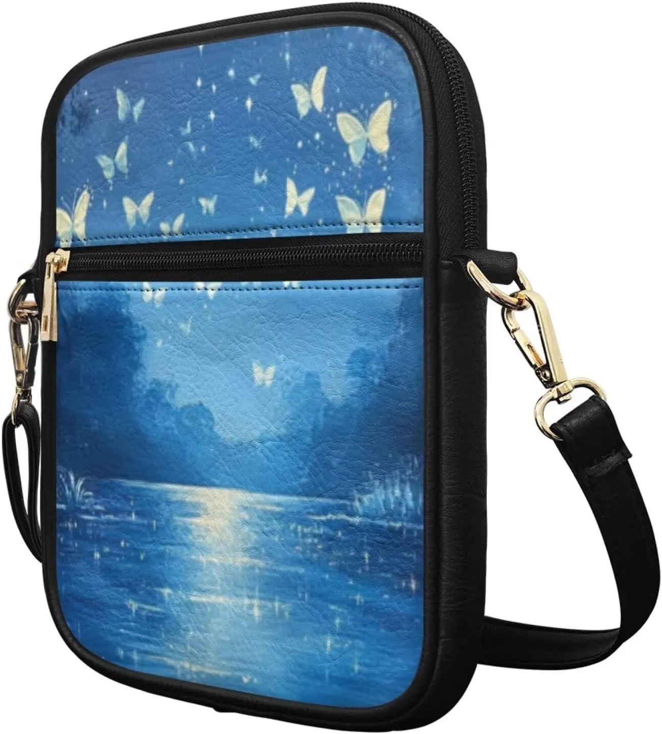 COEQINE Cute Crossbody Bag for Women Kawaii Messenger Bags Purse Cell Phone Shoulder Bag Mini Wallet Over Shoulder Strap