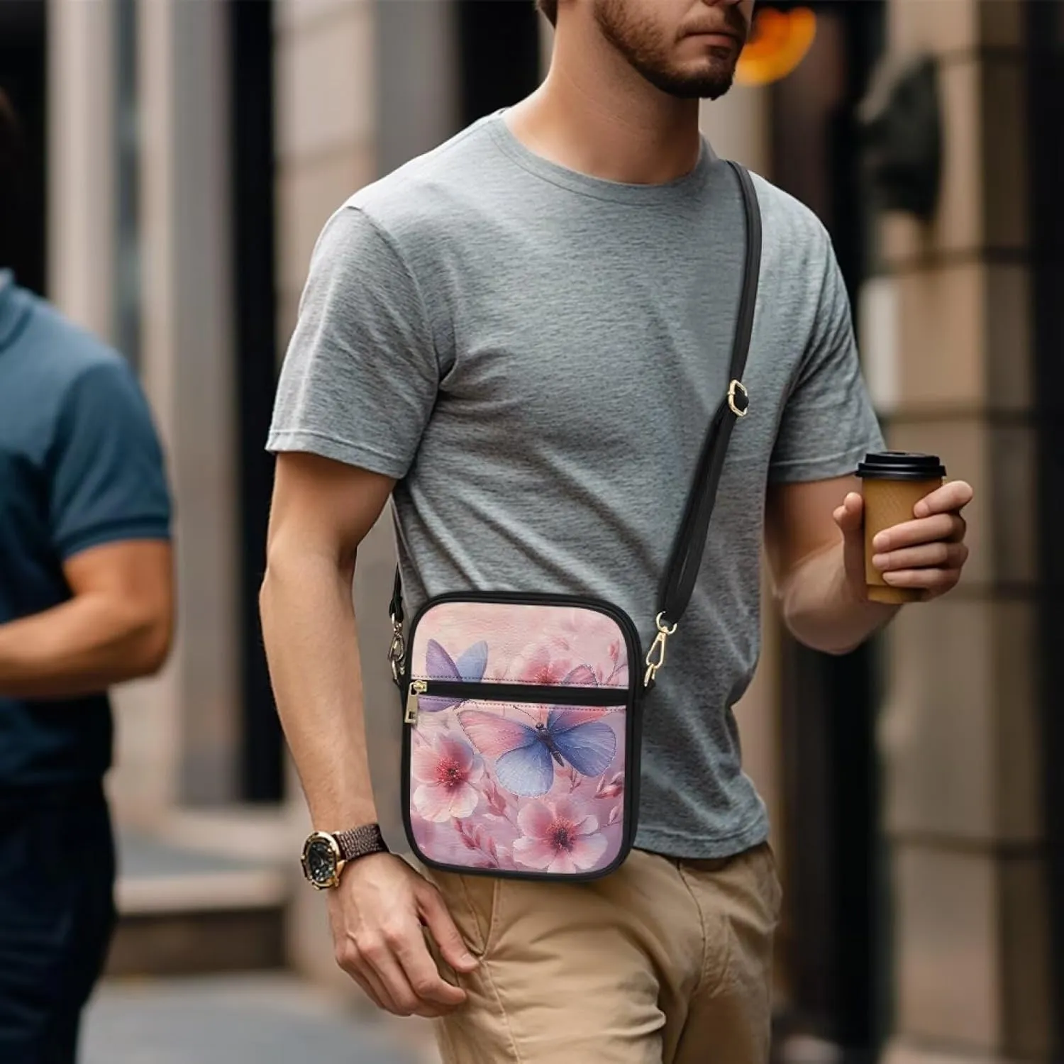 COEQINE Cute Messenger Bag for Women Pink Leather Crossbody Shoulder Bag Handbag Satchel Bags for Work Travel