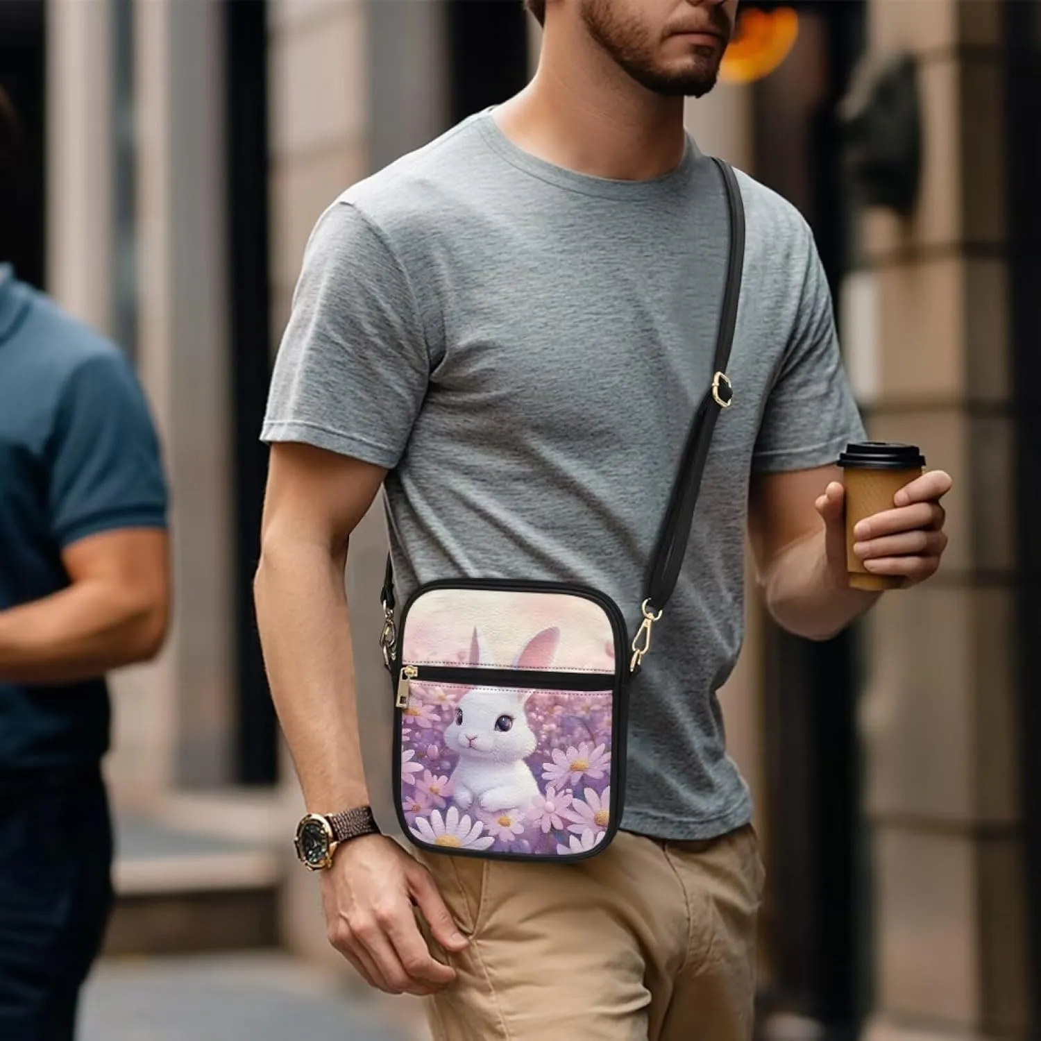 COEQINE Cute Messenger Bag for Women Pink Leather Crossbody Shoulder Bag Handbag Satchel Bags for Work Travel