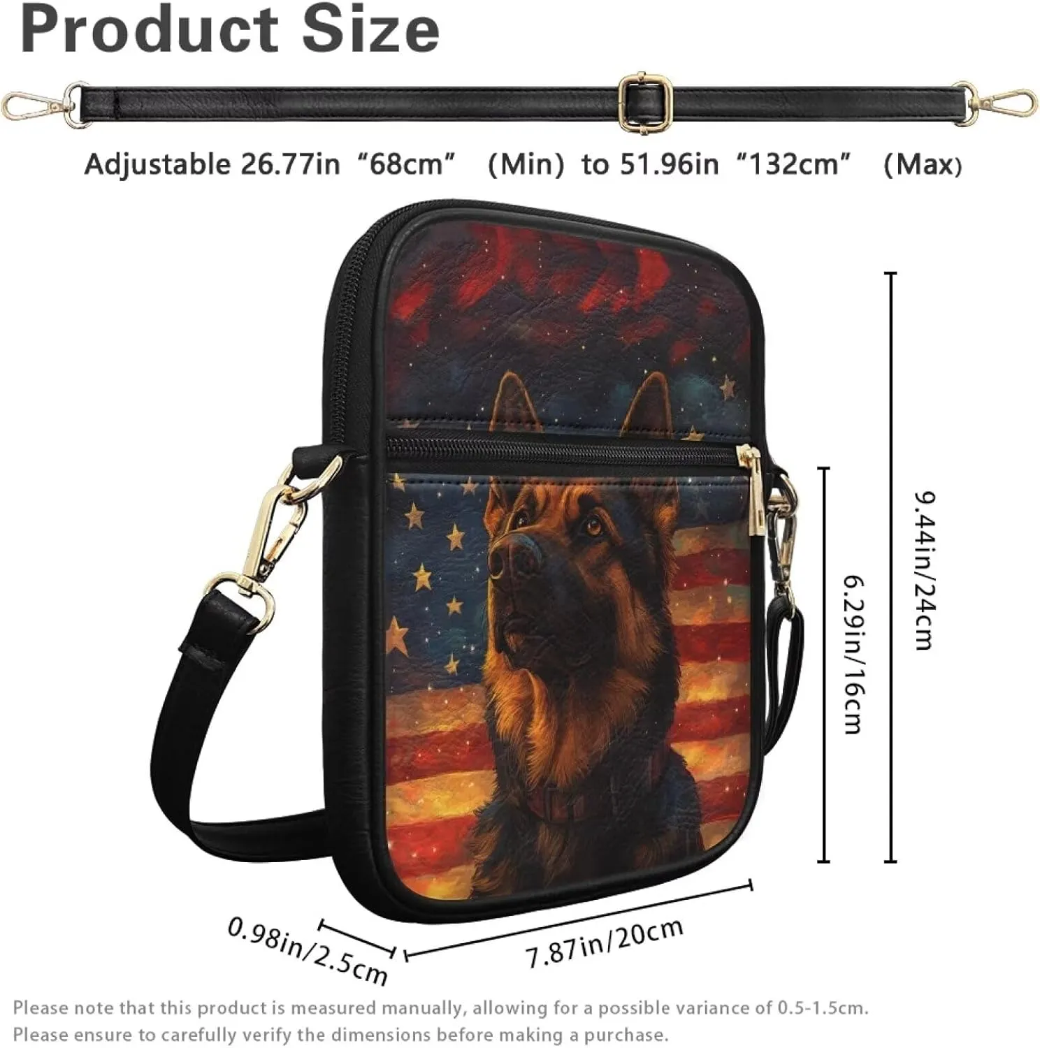 COEQINE Leather Messenger Bag for Men Crossbody Shoulder Bag for Work Cell Phone for Travel Gym